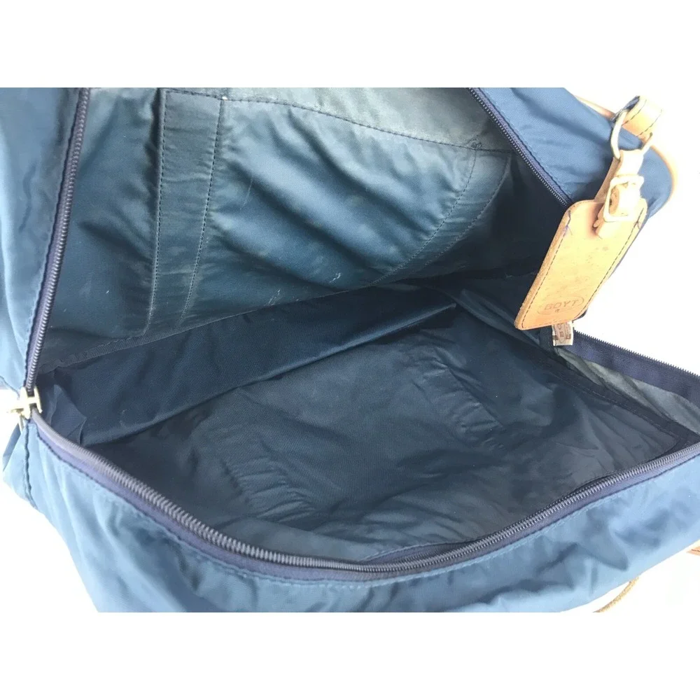 Boyt Unisex‎ Adults Blue Brown Runaways Shoulder Strap Zip Pockets Messenger Bag